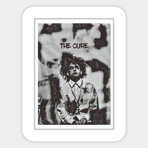 THE CURE Sticker by KomenX